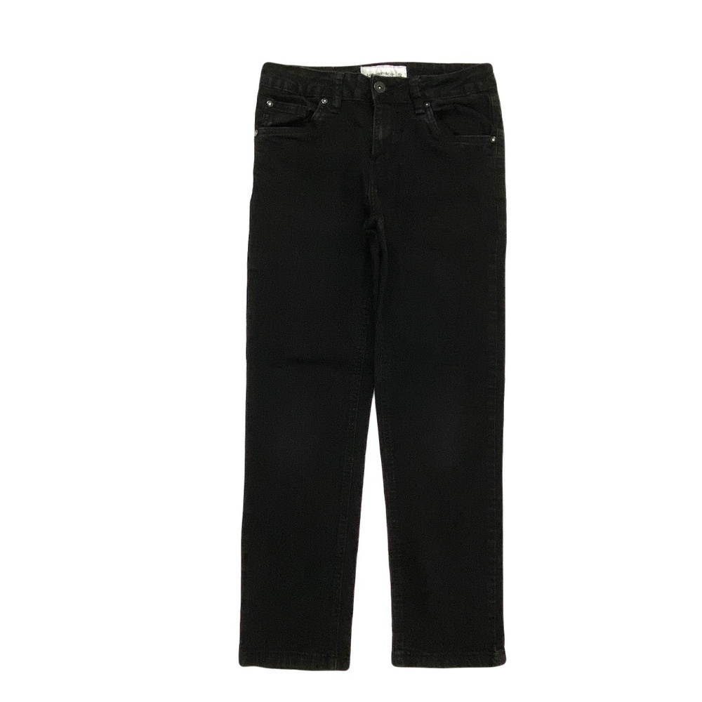 Paper Denim & Cloth‎ Straight Leg Boy's size 12 Dark Wash Black Denim Jeans